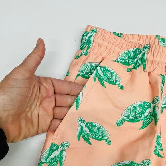 NWT Sugar Bee Size 12 Sea Turtle Swim Shorts - Picture 3 of 6